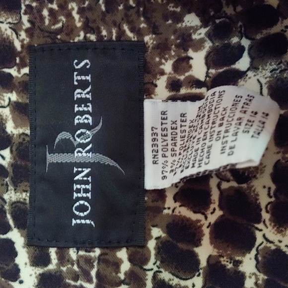 Dress John Roberts size 14, sleeveless - Picture 4 of 8